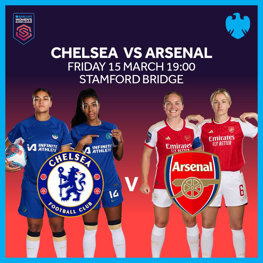 All roads lead to Stamford Bridge this Friday night as the battle for London takes place under the lights. It’s Chelsea vs Arsenal. Blue vs Red. A great, big, table-topping clash. 🔵🔴