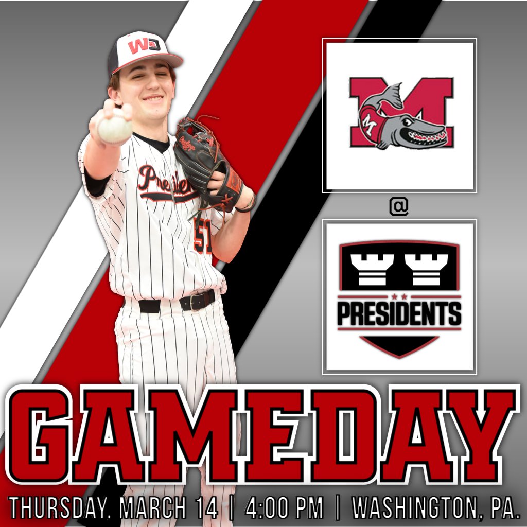 wjathletics's tweet photo. Baseball: Another gameday for @DubJayBaseball!

🆚 - Muskingum
⏰ - 4 PM
📍 - Washington, Pa.
📺 - https://t.co/niXZraeT9d

#d3baseball https://t.co/HDiaEH5KTV
