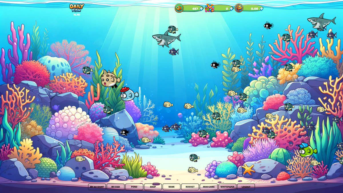 📢UPDATE COMPLETE✅

Update Function 
1.NFT Mini 
2.Referral (Will update special eggs for using points soon)
3.Minimum withdrawal from 125 DFISH to 50 DFISH 

#dailyfish #bsc #c2e #binance