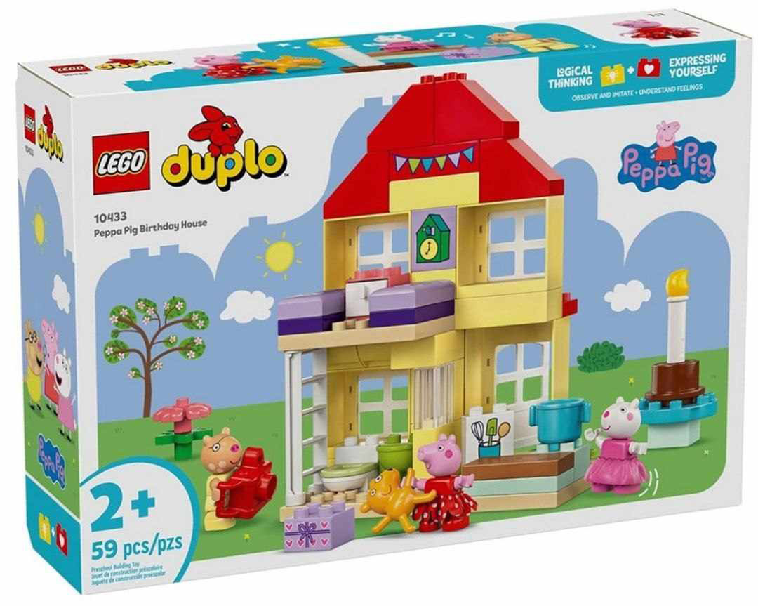 💥 Aperçus LEGO Duplo Peppa Pig juin 2024 ➡️10431 : Peppa Pig Garden and Tree House - 19.99€ ➡️10432 : Peppa Pig Boat Trip - 29.99€ ➡️10433 : Peppa Pig Birthday House - 44.99€ #legoleaks #legonews #peppapig