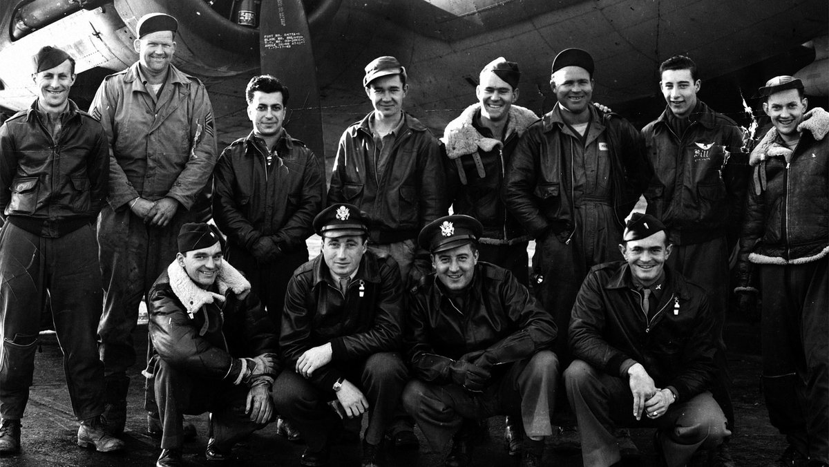 AppleTVNewsHub's tweet photo. #TheBloodyHundredth, a new documentary honoring the real-life heroes of the 100th Bomb Group, is now streaming on #AppleTV+ https://t.co/JSfvqw3xWv