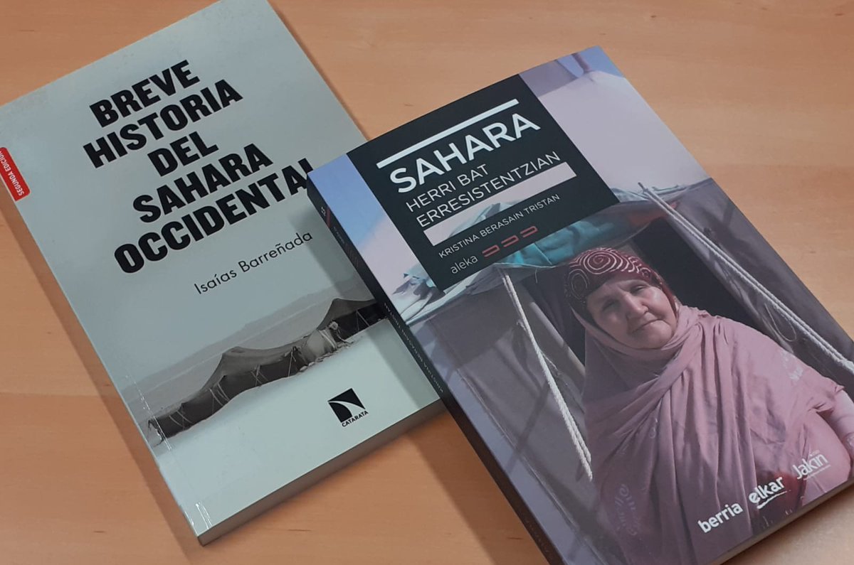 No nos olvidamos del Sahara Occidental #SaharaAske #SaharaLibre 📚 Incorporamos dos nuevos libros a nuestro centro de documentación en Bilbao. Aquí puedes consultar otros libros y documentos ⬇️ biblioteca.hegoa.ehu.eus/criterios/8354…