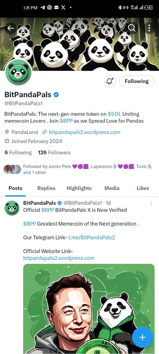 DannyXCrypt's tweet photo. @BitPandaPals1 @Ola_Crrypt
@SamuelXeus
@WisdomMatic
@CryptoDefiLord
@Ashcryptoreal
@CWEmbassy
@bloomstarbms
@cryptobaddie1
@notEezzy
@teddi_speaks
@PrudentSammy
@sirmapy
@kceeonyekachi1
@ohjayy
Come and check out @BitPandaPals1 the next 1000x token on $SOL #BitPandaPals
LFG π₯ https://t.co/7LxF2axKrc
