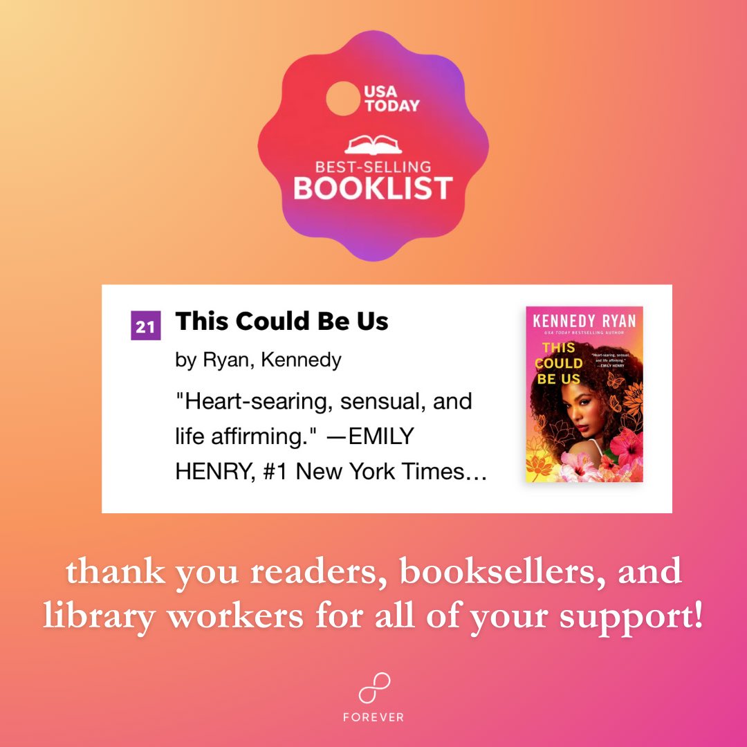 This Could Be Us is a NYT bestseller! I’m proud. I’m humbled. I’m tired. LOL! I’m all over the place, but thank you to everyone who has bought it, borrowed it from the library, recommended or reviewed. Forced it on your friends 😜
I literally could not have done it w/out you 🙏🏽