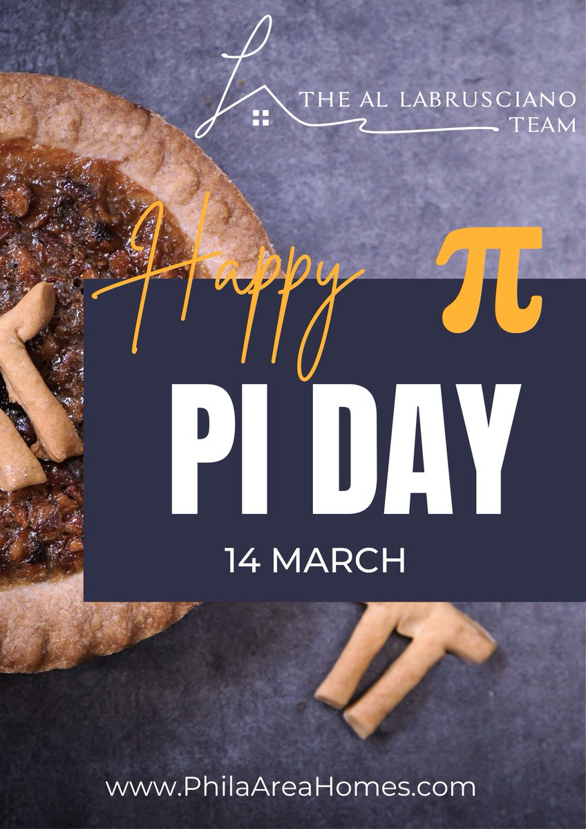 Happy 3.14 Day! Looking for a slice of the Real estate pie? Whether you prefer cozy cottages or spacious estates, let us help you find the perfect property to satisfy your appetite for a new home!  #alskwteam #philaareahomes #pieday #pieday2024 #easyaspie #localexperts