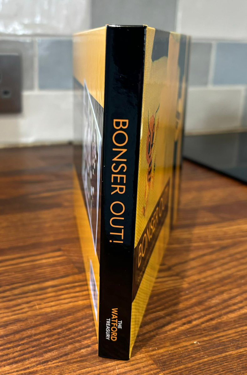watfordpodcast's tweet photo. 🐝🎧 | NEW POD | Jon caught up with the @treasurywatford team behind the brand new book BONSER OUT! for a special FTRE pod. The book is a fascinating look at what it was like to support #WatfordFC in the 70’s, with this podcast featuring a chat with the chaps that were there! https://t.co/YeTJHB2uyv
