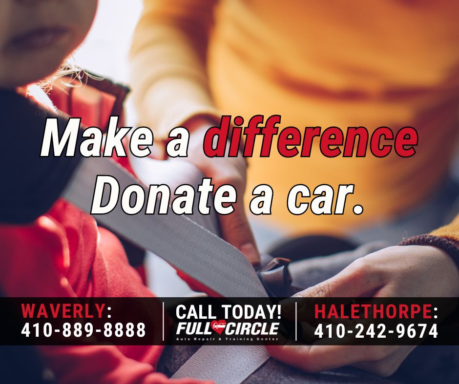 Full Circle Auto Repair & Training Centers fix cars donated to the organization and awards them to families and individuals in need at an affordable cost.

Visit bit.ly/3HLWpkm to learn more!

#FullCircleAutoRepairCenter #Baltimore #Maryland @Vehicles4Change