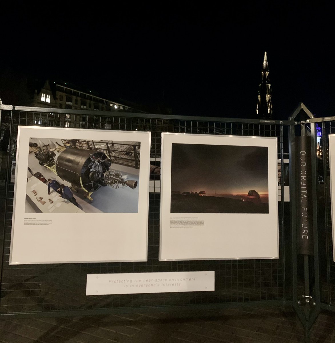 If you happen to take a moonlit walk between now and 18th April, stop by the Mound in Edinburgh to check out @MaxA_Photo’s ‘Our Fragile Space’ exhibition as part of the Edinburgh Science Festival, which #Skyrora is proud to be featured in. ✨