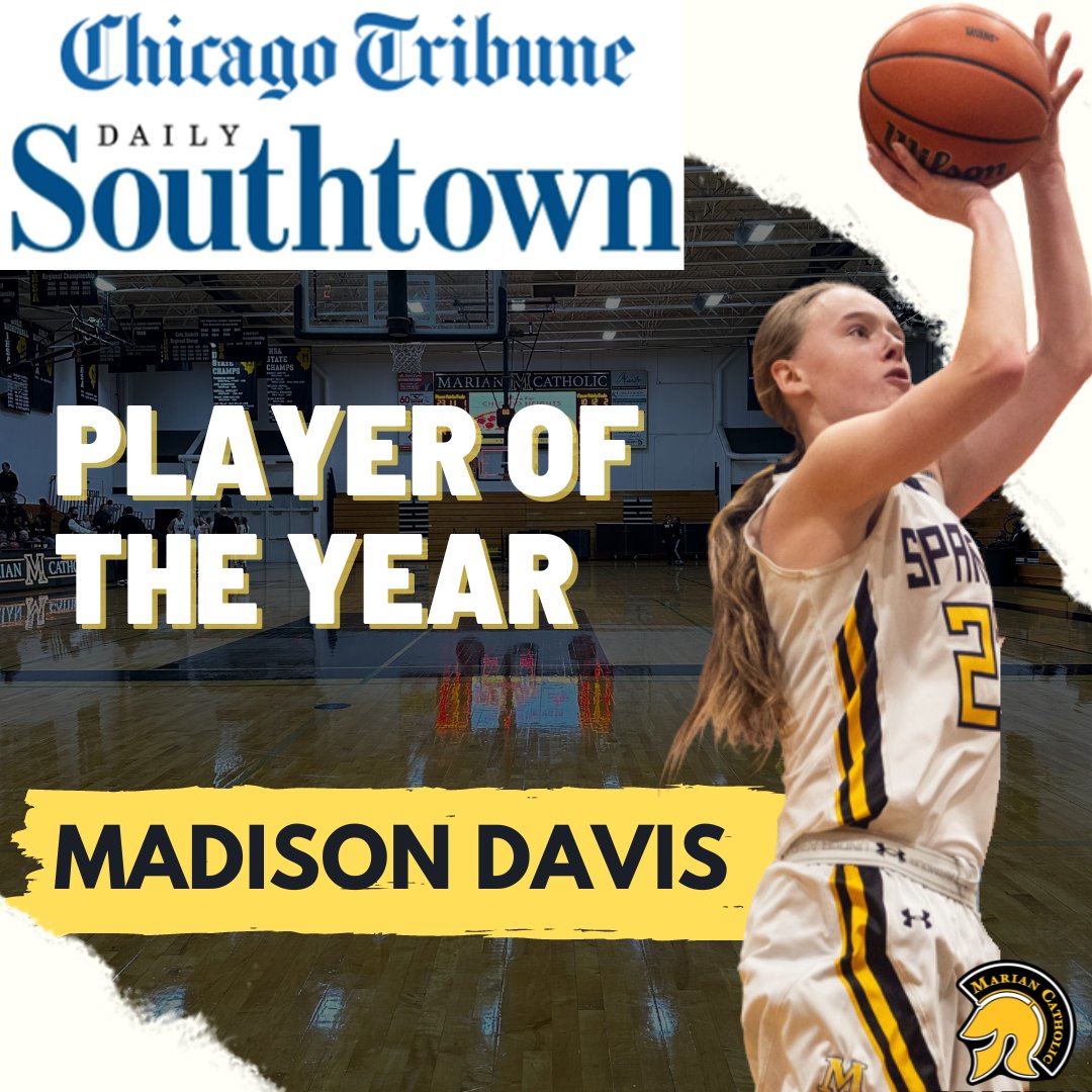 Congratulations to senior Madison Davis, the 2023-24 Daily Southtown Girls Basketball Player of the Year!! @SouthtownSports @VossPreps @chicagotribune @mdavis4423