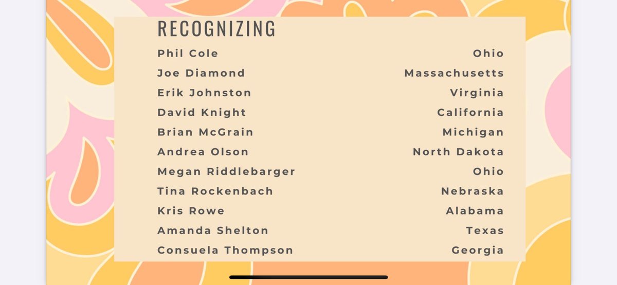 Thank you to outstanding state associations! #CommunityAction #2024NCAFwashconf