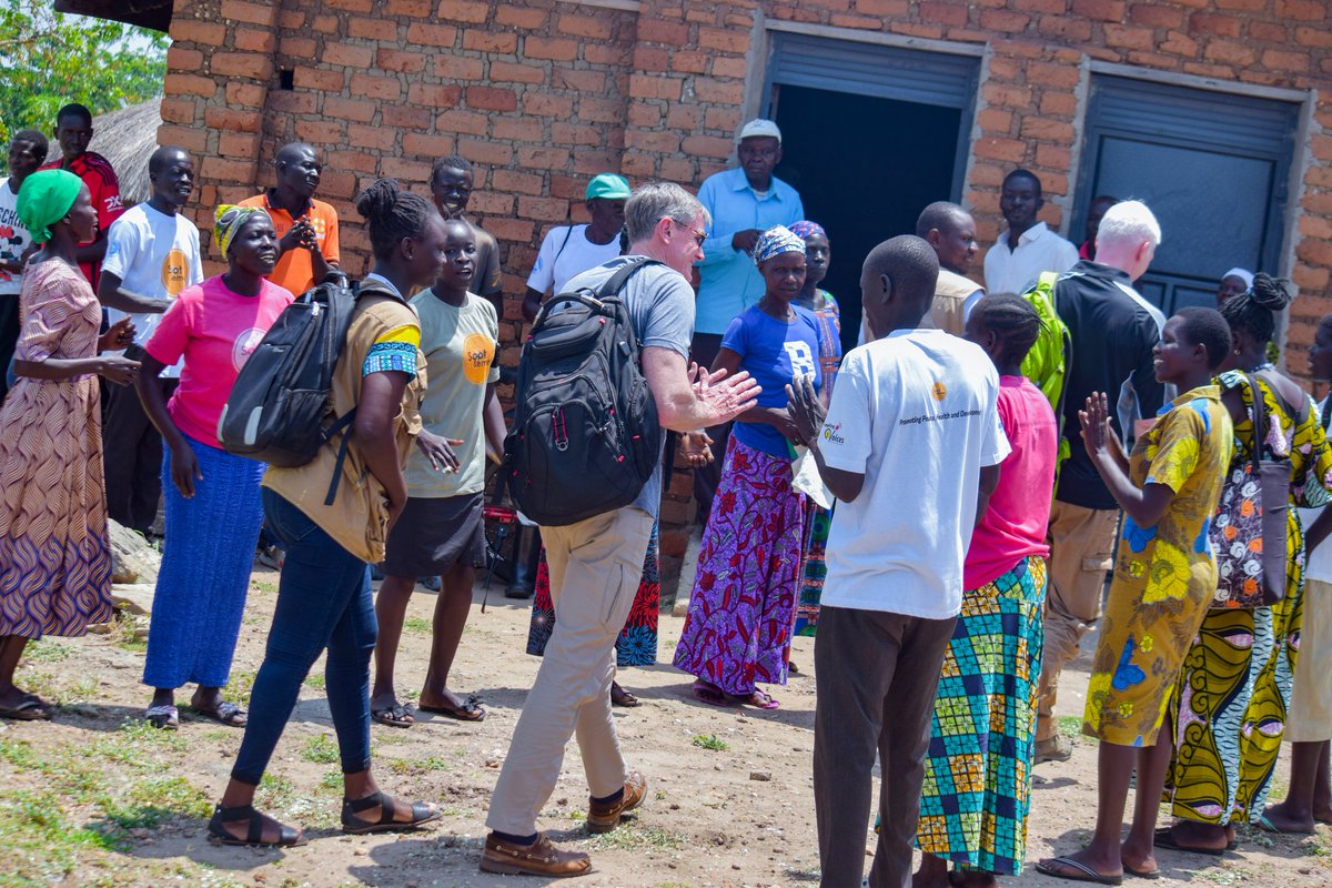 We're excited to welcome back our esteemed partners, the @AmpVoicesUK Jon &  Johnny to Uganda! Today, we had the privilege of visiting the @SootSemee project in Omugo Village. 🌍 It's a beacon of CCM work, made possible by their unwavering support.  🙌