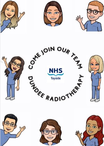 NHS Tayside Radiotherapy Department (Level 2) (@tayradiotherapy) on Twitter photo ✅📢We are hiring!✅📢
We want to invite you to join our amazing and innovative team!
Follow the link provided to find the information you need, there's also brilliant videos about our department.
apply.jobs.scot.nhs.uk/Job/JobDetail?…
<a href="/NHSTayside/">NHS Tayside</a> <a href="/SCoRMembers/">SCoR Members</a> <a href="/SCoRScotland/">SCoR Scotland Members</a> #NHSjobs ✅📢We are hiring!✅📢
We want to invite you to join our amazing and innovative team!
Follow the link provided to find the information you need, there's also brilliant videos about our department.
apply.jobs.scot.nhs.uk/Job/JobDetail?…
<a href="/NHSTayside/">NHS Tayside</a> <a href="/SCoRMembers/">SCoR Members</a> <a href="/SCoRScotland/">SCoR Scotland Members</a> #NHSjobs