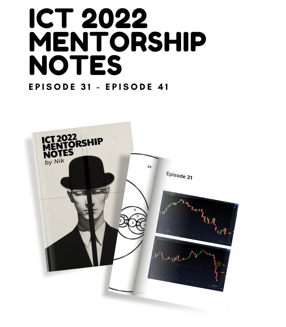 tradernik_'s tweet image. ICT 2022 MENTORSHIP NOTES    

[ ep.31 - ep.41 ]    

A thread 🧵