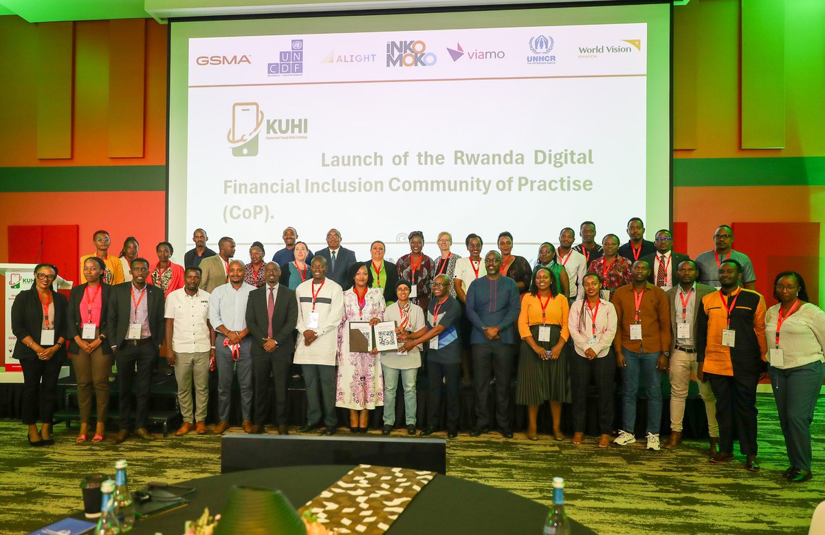 RefugeesRwanda's tweet photo. Delighted to announce the launch of the KUHI Consortium's Community of Practice on digitization for Rwandan refugees &amp; host communities. 

Stakeholders convened to drive transformative change through digital solutions. 

#KUHIConsortium | #DigitalTransformation https://t.co/VZhCQdoSOt