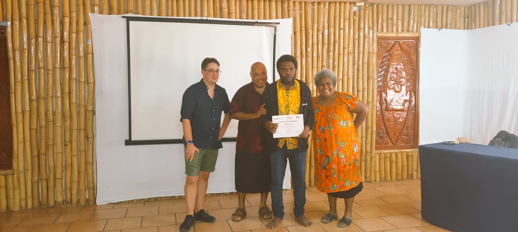 solsmasi's tweet photo. MASI's 2 days of electoral workshop with @pacmas_voice was concluded yesterday with the issuing of certificates for its news room participants. Thanks to @CaseyBriggs and Alexander's team for facilitating the workshop. MASI acknowledged 🇦🇺 for their support towards the NGE 2024. https://t.co/XIei4vc2kc