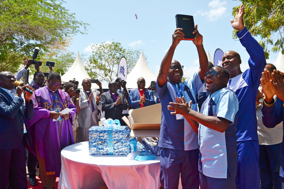 CWaisiko's tweet photo. Your support and presence at the last year’s Run for the Bibleless played a crucial part in making it possible for the Pokomo community to now engage with God’s Word in a language they understand best. #runforthebibleless2024
#jitokezewapateword https://t.co/SSRGaITPKh