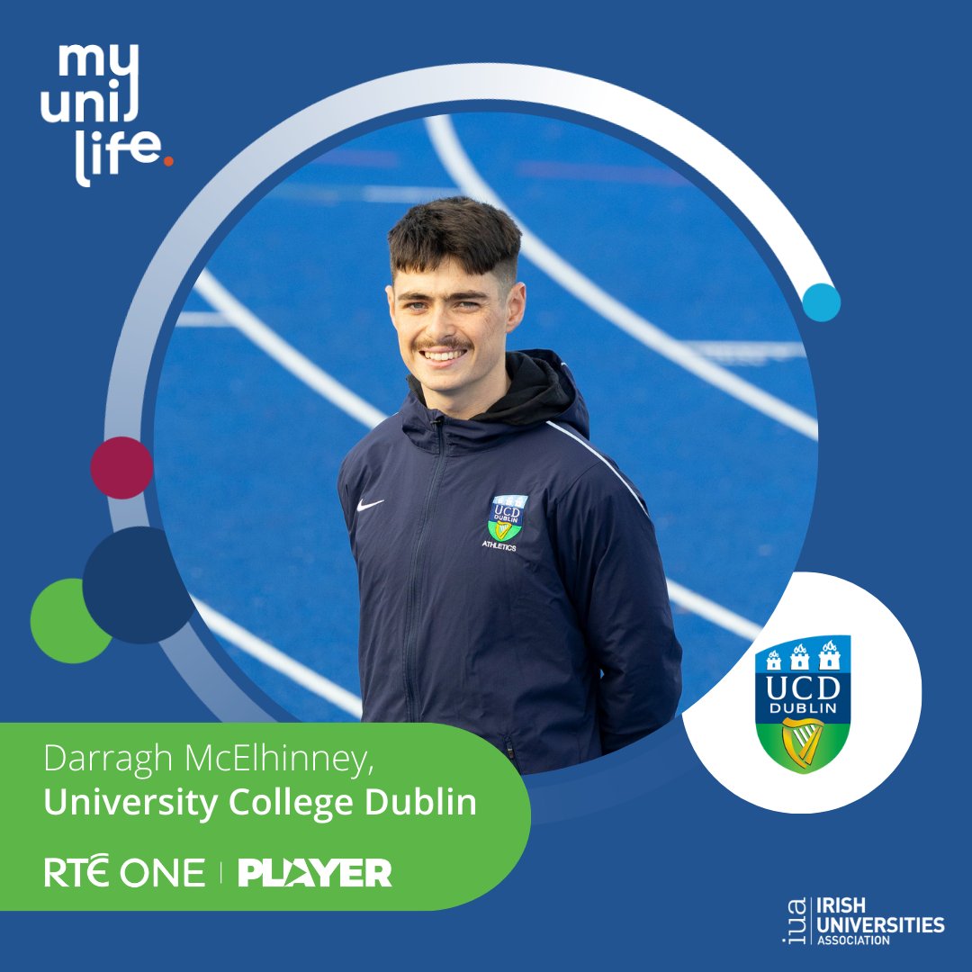 Join Darragh on the Today Show on RTE One tomorrow at 3:30pm⏰ Watch here👇
rte.ie/player/series/…

Darragh has risen to become one of the most promising young athletes in Ireland, we follow his journey through uni in tomorrow nights episode of #MyUniLife