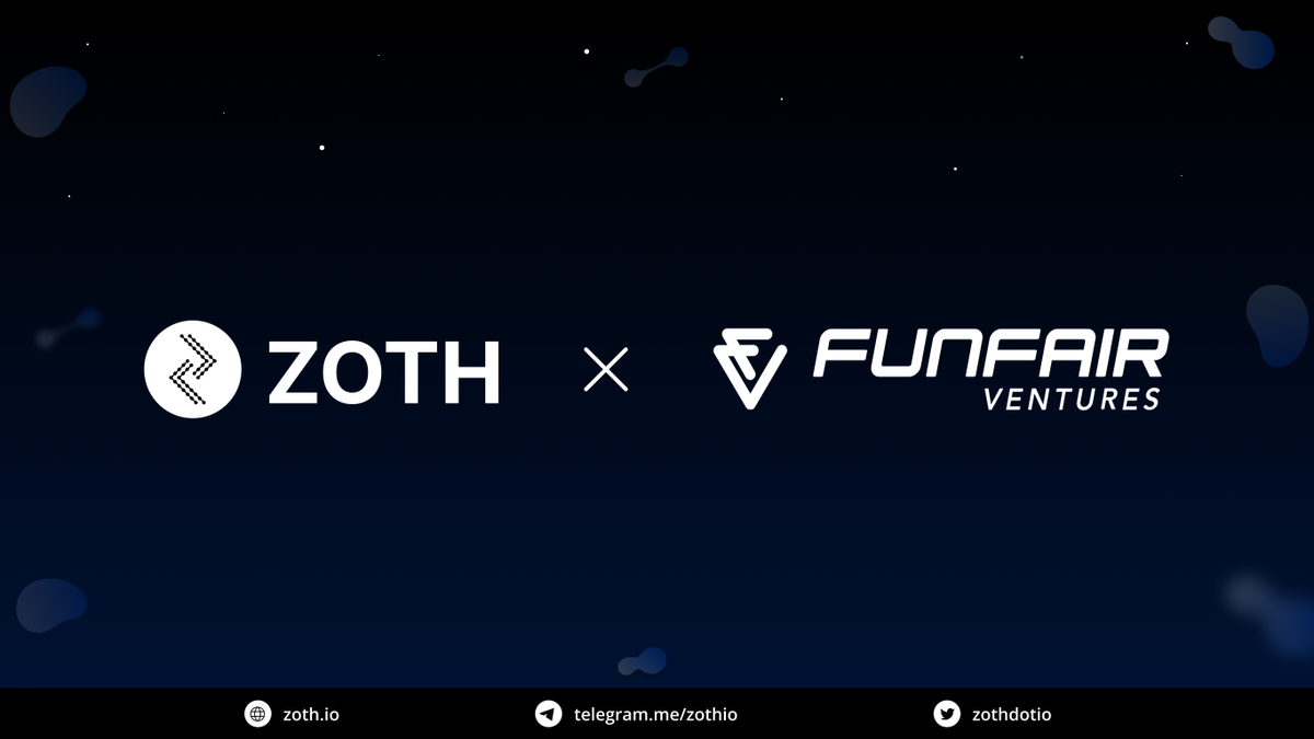 zothdotio's tweet photo. We are proud to announce that @FunFairVentures has officially joined the Zoth ecosystem through our RWA pools!

With the support of our customers, we can expand our operations and take our ecosystem to the next level. https://t.co/V1ptfXOJCm