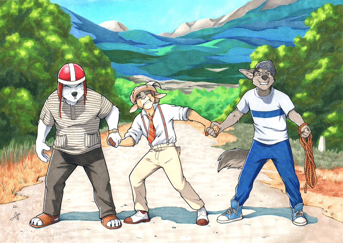 Another redrawn screenshot with these guys.
“The Caucasian Prisoner”