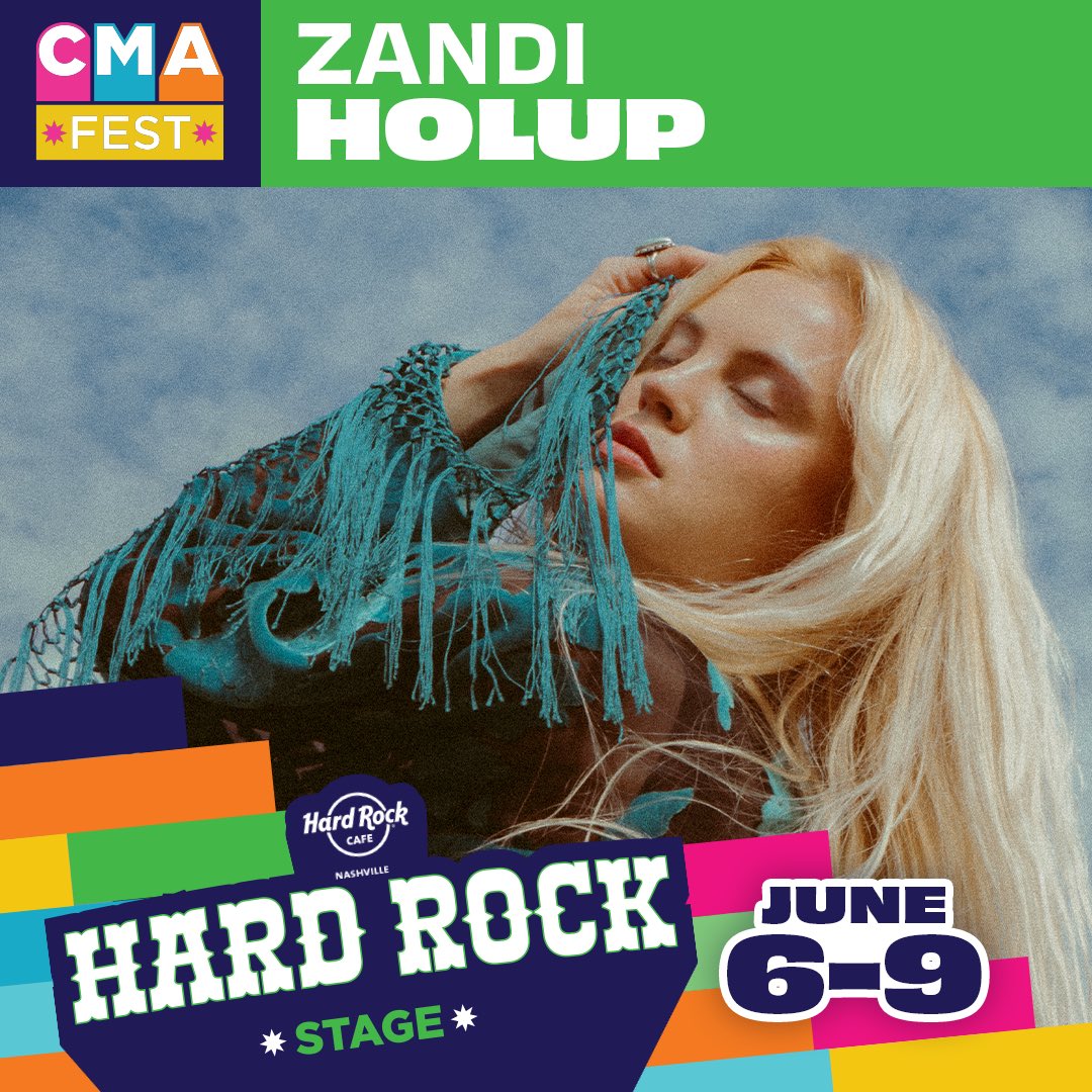 I’m so excited to announce I’ll be playing CMA Fest this year! Can’t wait to meet you and share my new songs with you :)

Tickets - lnk.to/CMAfestTickets