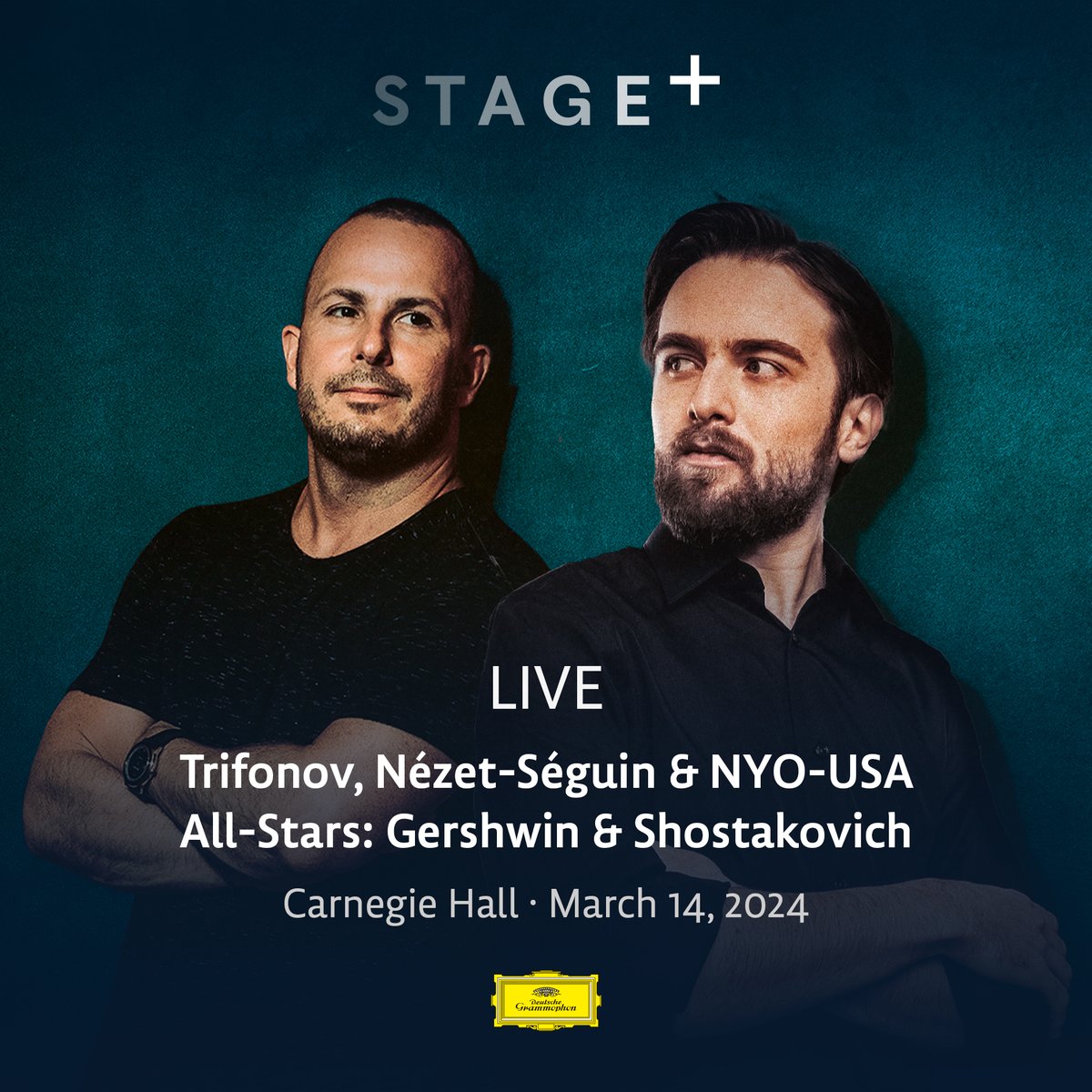 Tune in to @stageplusmusic on March 14 and 15 for my performance with conductor Yannick @nezetseguin and the NYO USA / NYO2 All-Stars streaming live from @carnegiehall. ▶️ stage.plus/Carnegie