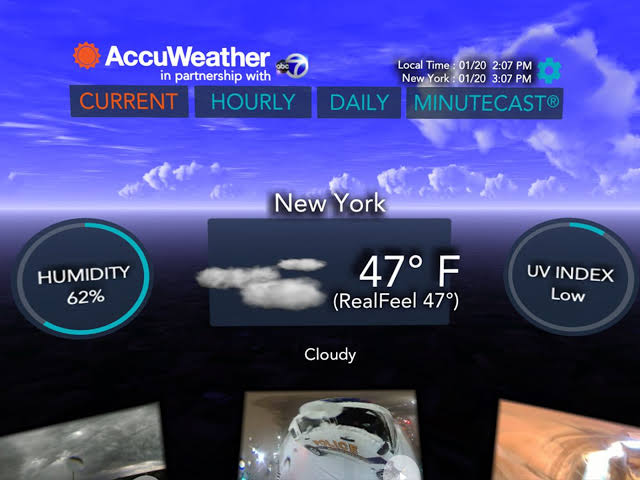 GearVRcodex's tweet photo. March 15, 2017 - AccuWeather Intl., Inc. releases "AccuWeather - Weather for Life" for free.
This title can still be downloaded but no longer works.
#GearVR #VirtualReality #GearVRcodex https://t.co/QnOMHvOcRJ