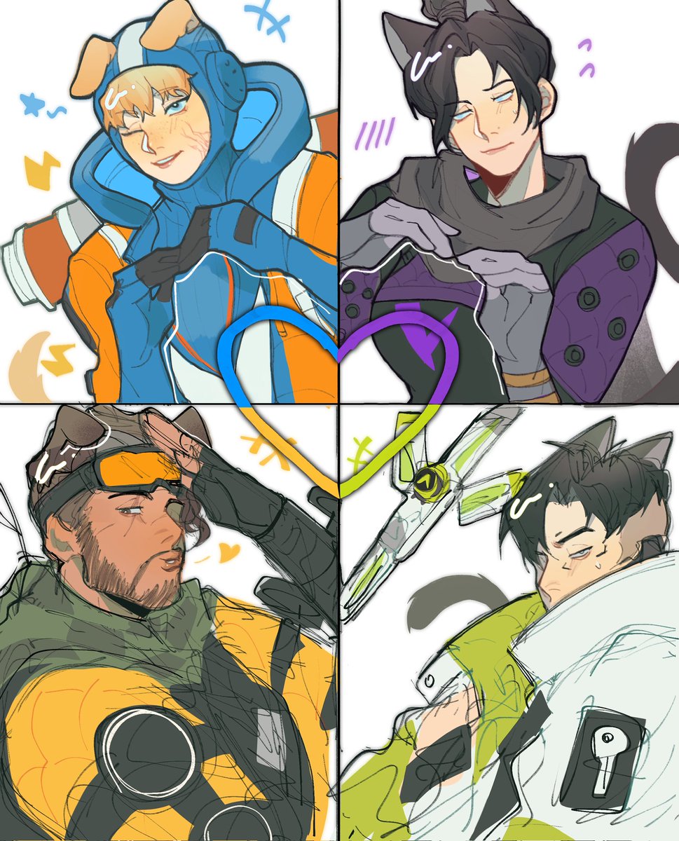 💙💜＆💛💚
我有狗猫瘾