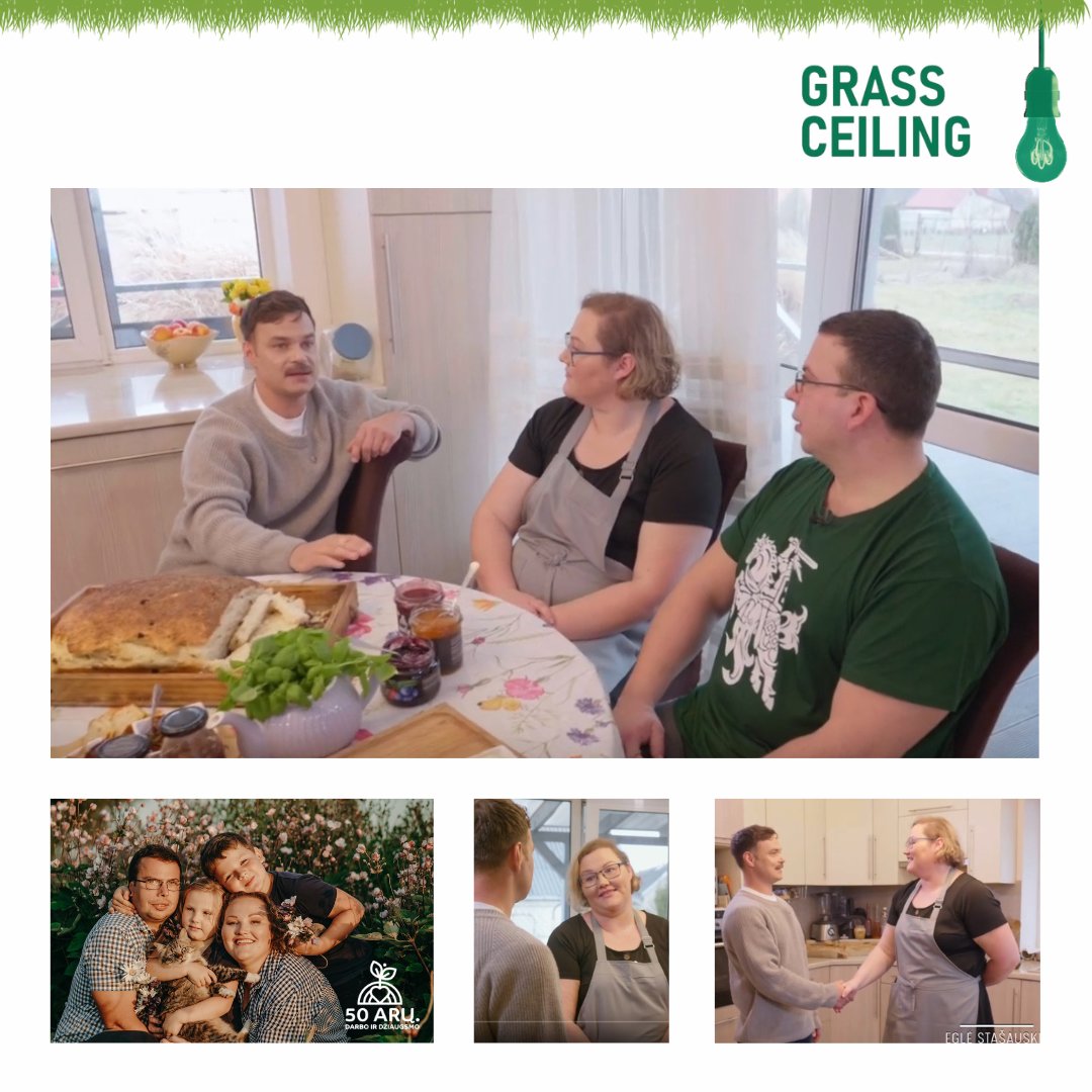Last 2 March Eglė Valuckaitė-Stašauskienė, a participant of the Lithuanian @GRASSCEILING_EU #LivingLab was visited by the team of the show ‘Taikūs geradariai’. 
👉Here you can take a look around Eglė’s farm and watch the show: youtube.com/watch?v=ygD7dk…