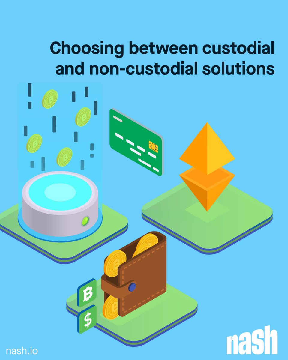 In the world of #cryptocurrency, the choice between custodial and non-custodial wallets is a critical one, shaping the level of control, security, and privacy users have over their digital assets. Custodial wallets, offered by centralized platforms like #Coinbase and #Kraken,