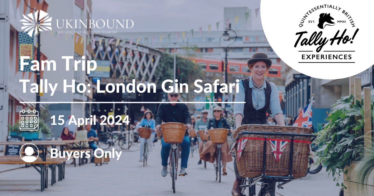 Buyer members, join us for a #famtrip with @tallyholondon on 15 April 2024! Explore London's gin evolution on the Gin Safari & pedal through its enchanting streets aboard vintage bikes, discovering hidden gems & landmarks of Southwark & Bermondsey. bit.ly/48UdhAz