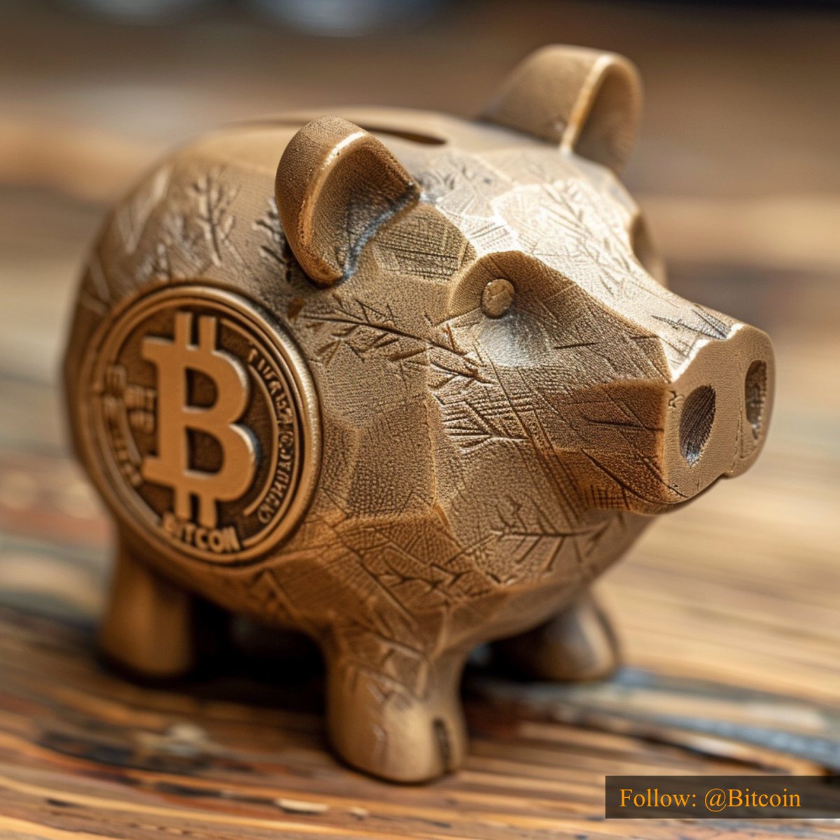 #Bitcoin growth is redefining savings – time to upgrade to a bigger piggy bank! 🐷💰 #BitcoinBoom