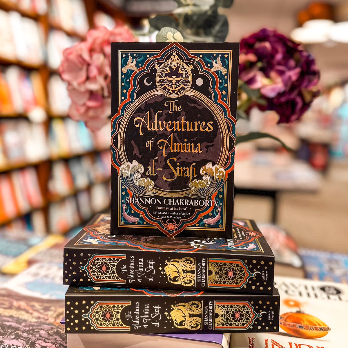 Our Fantasy Book of the Month is The Adventures of Amina al-Sirafi! 🏴‍☠️✨

A retired female pirate takes on one final adventure in this swashbuckling opening to a new fantastical series!

#northallerton #lovenorthallerton #shannonchakraborty #theadventuresofaminaalsirafi