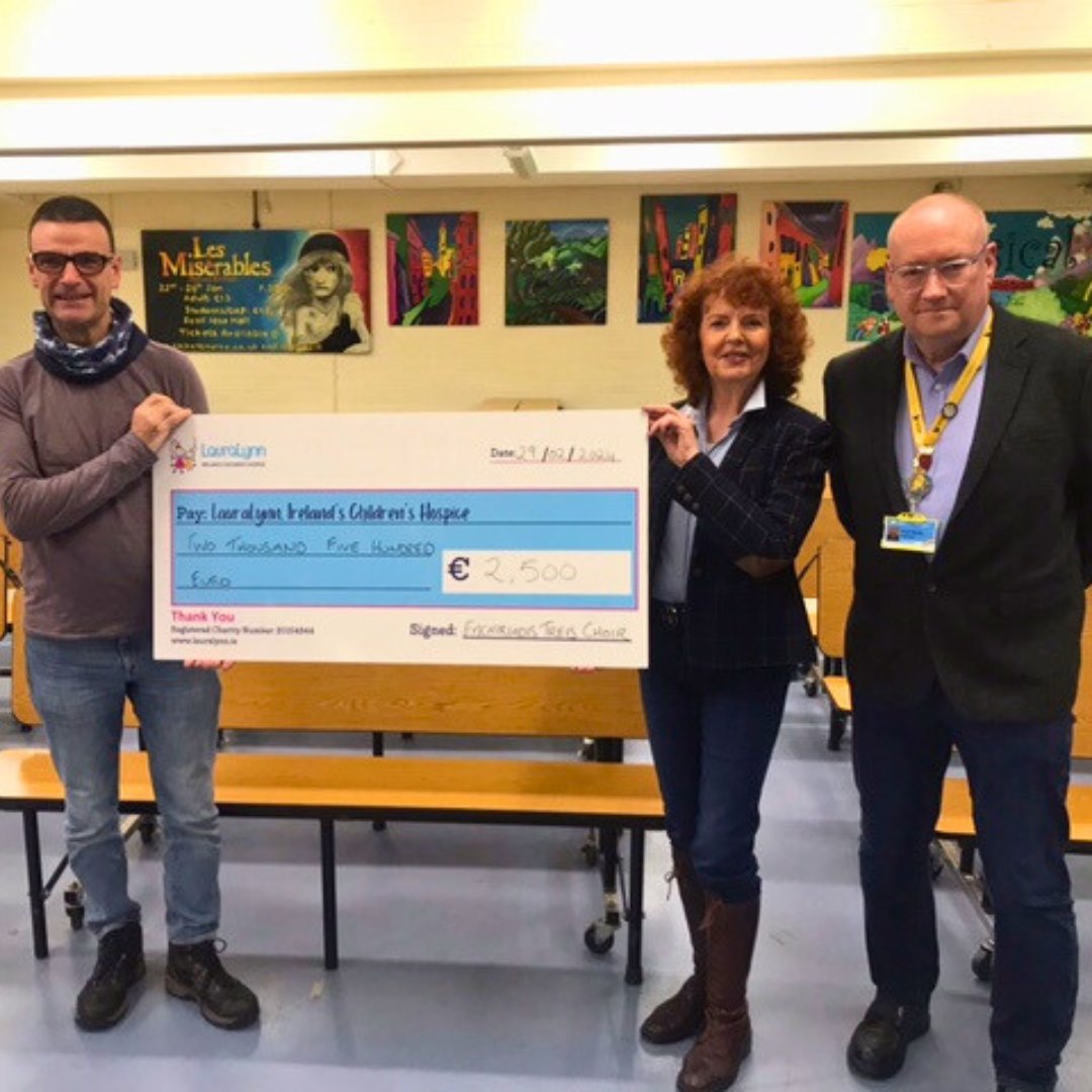 Enchiriadis Treis Community Choir in Malahide, Co. Dublin held their Annual Christmas concert and raised an incredible €2,500 for LauraLynn. We are so grateful to our amazing community for coming together to support us.💙 #ThankYouThursdays