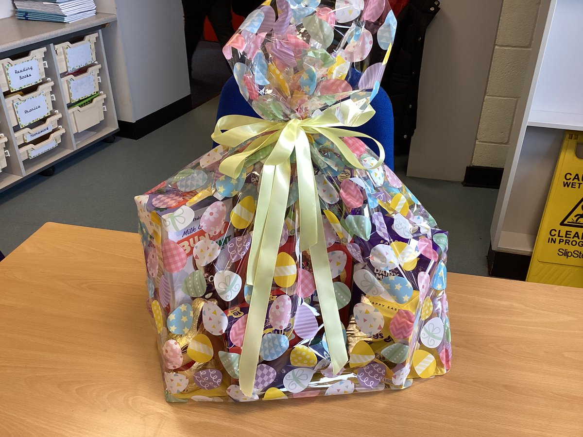 School council are selling raffle tickets to win this beautiful basket of treats. All money raised will go to @ZoesPlaceLiv @MabLanePri