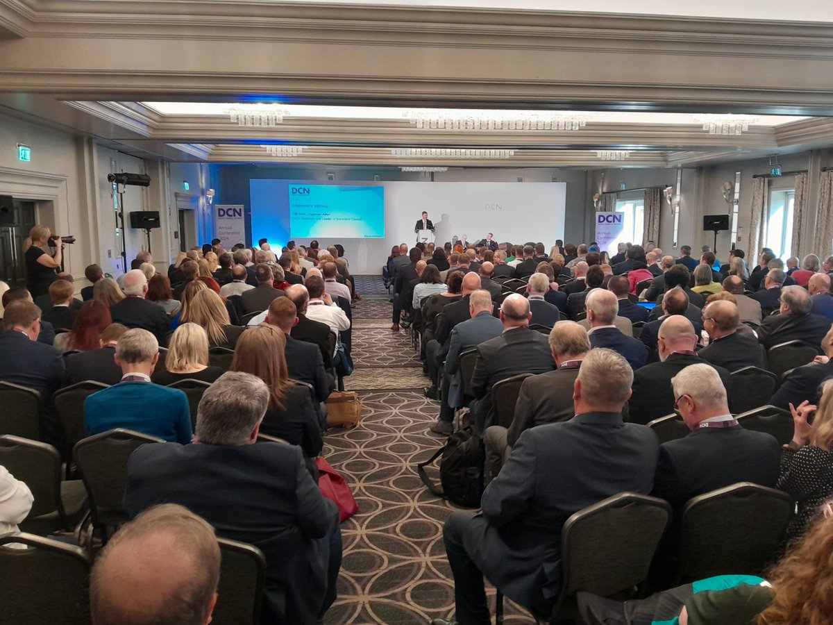 Delighted to say #dcnconf2024 is packed for @CllrSamuelC_A's chairman's address.