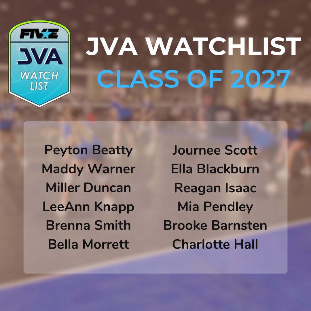 This week the JVA released its 2024 JVA Watchlist powered by Fivestar and we are excited to recognize our athletes who received this honor! LUV is very proud of the hard work our athletes put in each day to be recognized by coaches and these organizations. Congratulations!