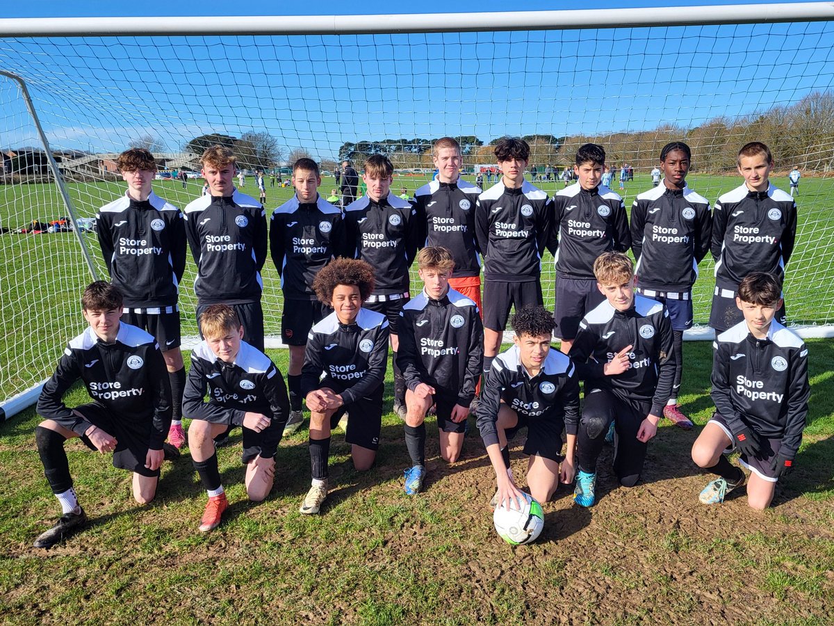 Next match this Sunday, the Invitation cup final, 10am ko. at 
The Sussex Transport Community Stadium
Woodside Road
Worthing
West Sussex
BN14 7HQ
Special thanks to our Club Sponsor <a href="/StorePropInvest/">Store Property Investments Limited</a> for the new training tops.