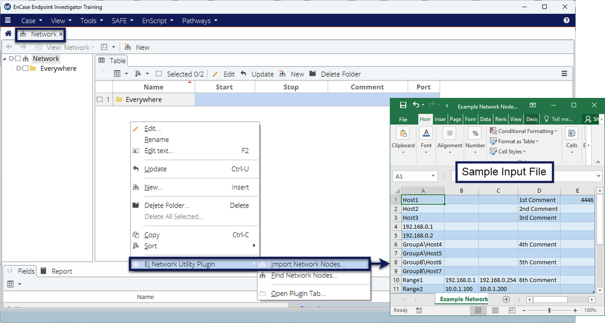 SimonDCKey's tweet photo. In addition to importing new network nodes, the #EnCase Endpoint Investigator Network Utility Plugin makes it easy to locate/select existing nodes using multiple criteria.
https://t.co/sujKHm5nVM
#DFIR #InfoSec #CaseAutomation #CustomWorkflows @OpenText #eDiscovery #EnScript https://t.co/i7dWkh6XNl