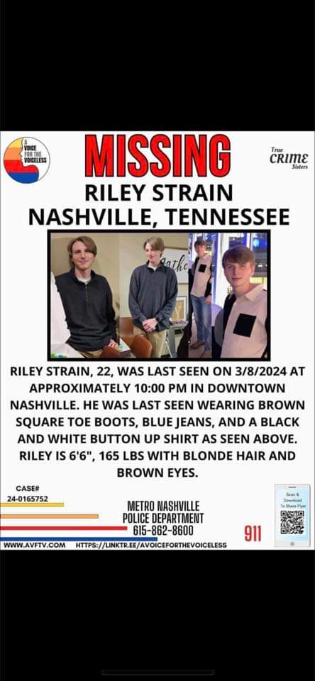 bbroderick21's tweet photo. @BrianEntin you did  an amazing job on the #gabbypetitostory, and i think you could do great things helping cover  the scene and uncover answers. I know it'sa little out of your wheelhouse but you'rethe first one i thought of. @NashvilleScene @WSMV @missing_usa  #RileyStrain https://t.co/tvJRaO1UiF