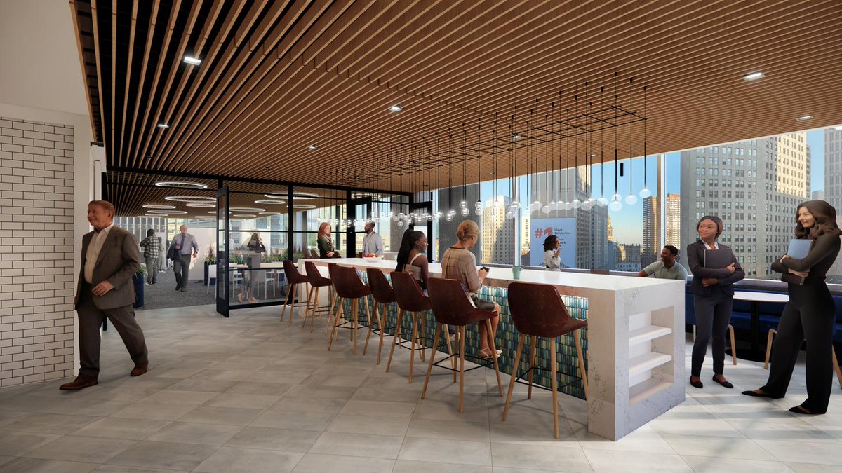 michaelfcooper's tweet photo. Connecting and supporting local businesses— the Detroit Regional Chamber workplace renovation offers a hospitality-focused space with flexible, team based settings encouraged throughout. 

Learn more here: https://t.co/GzICWk7yOT

#HEDadvances #positiveimpact  #workplacedesign https://t.co/uVLZhtlcNL