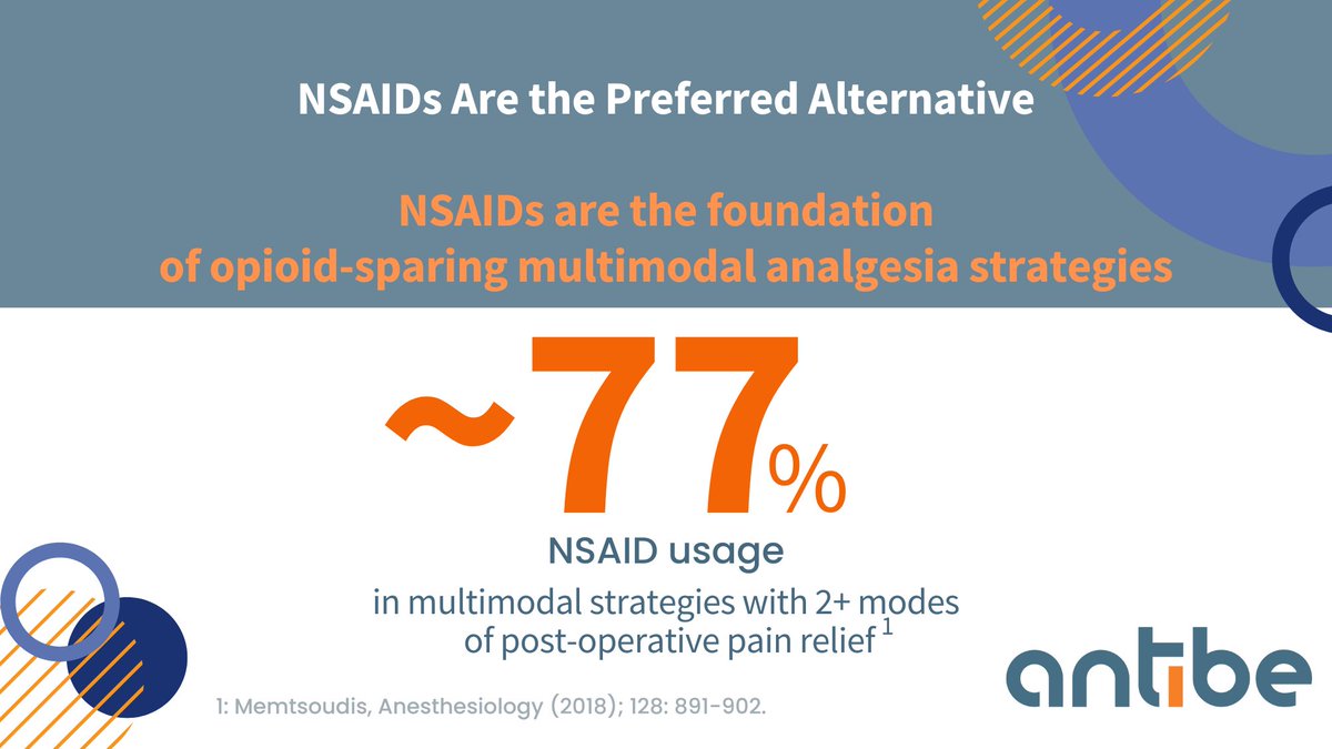To reduce opioid use, widespread use of nonsteroidal anti-inflammatory drugs (NSAIDs) in multimodal analgesia strategies has become standard of care -- otenaproxesul is a next-generation NSAID.

$ATE.TO $ATBPF #Science #ScienceNews #OpioidCrisis #Inflammation #Pain