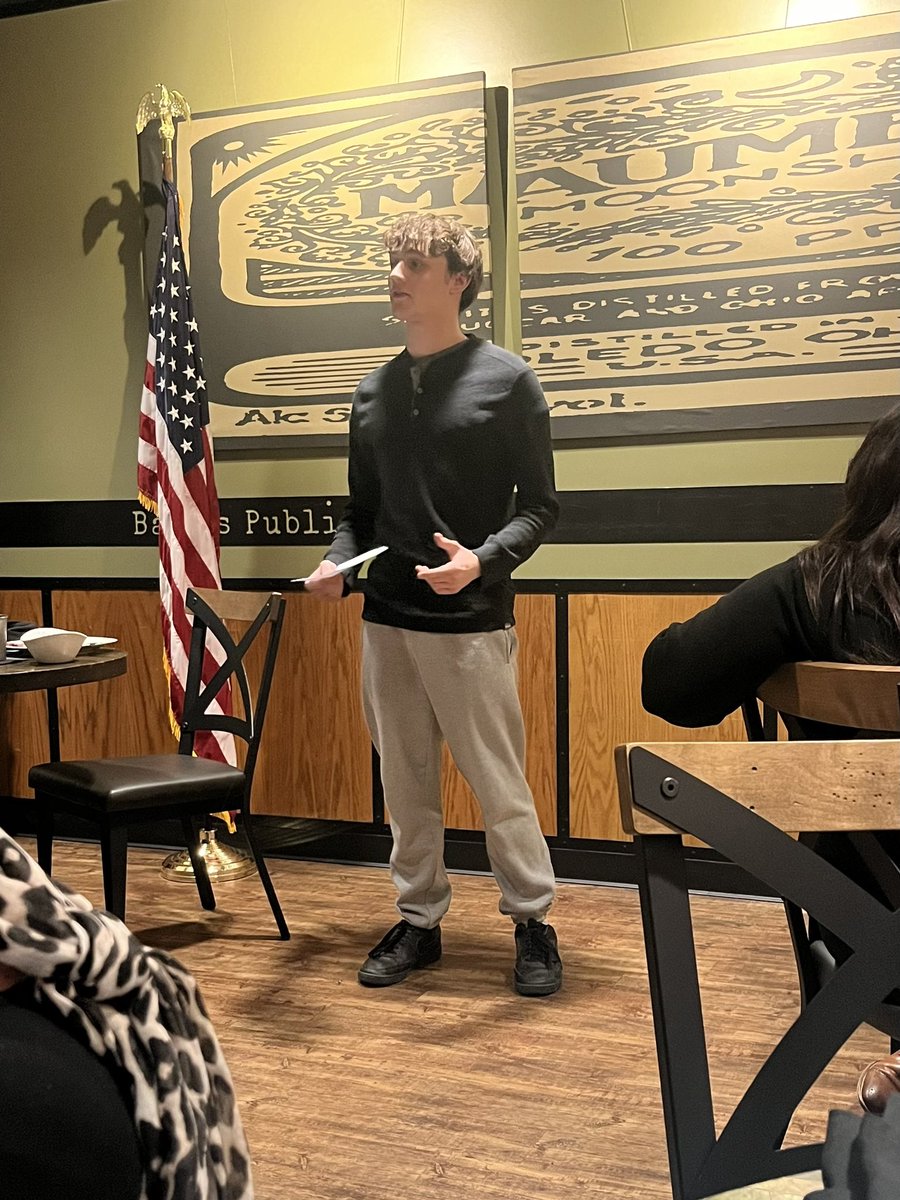 Congratulations to Taylor L and George B for receiving the Youth of the Year Award and the ACE Award respectively. These are both remarkable young men. Thank you Maumee Exchange Club for acknowledging their accomplishments.