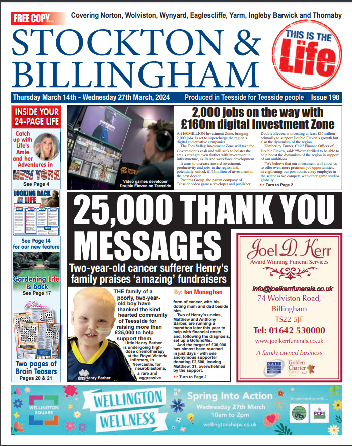 Issue 198 is out now across #Teesside!