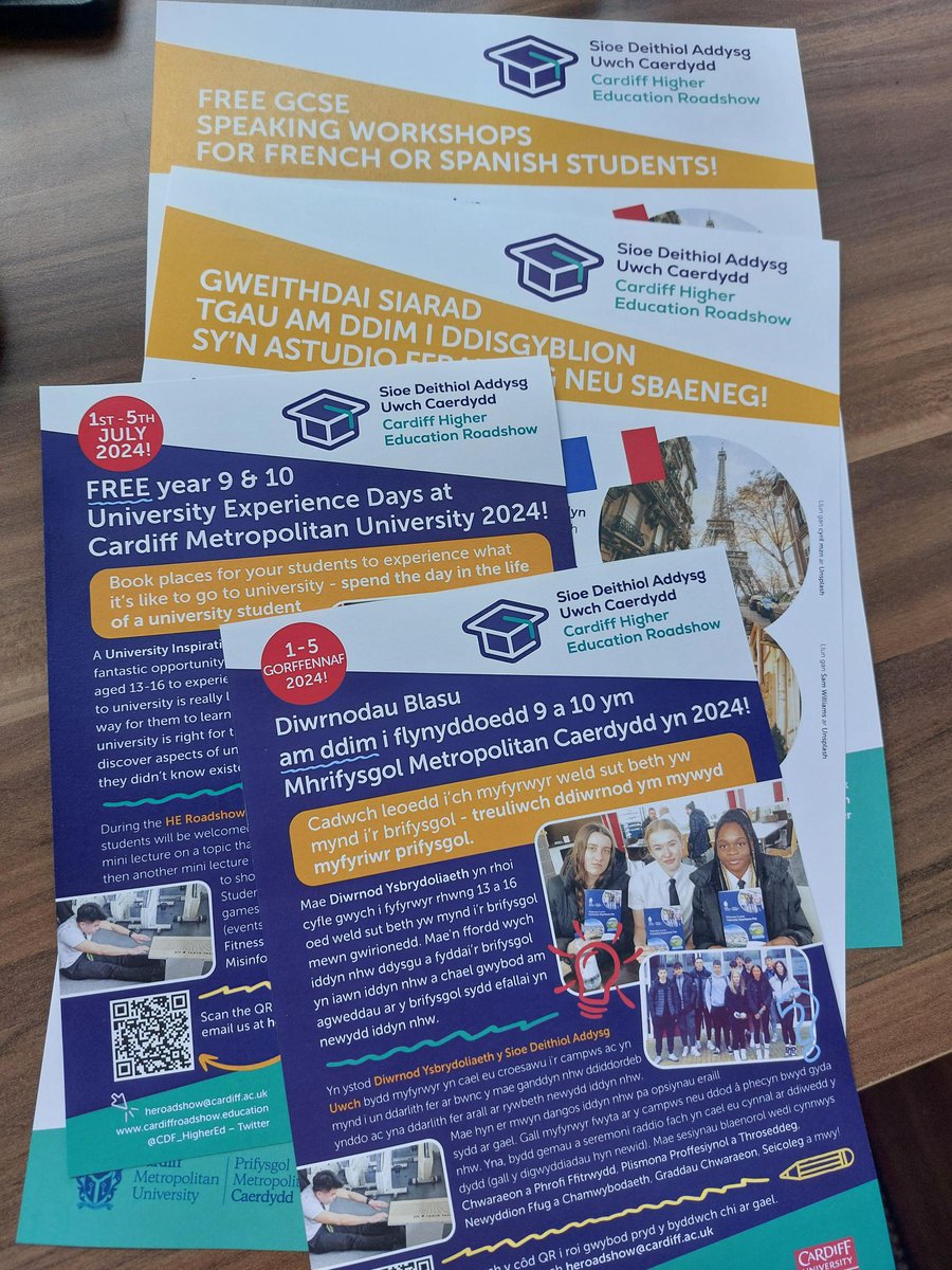 Cardiff HE Roadshow tweet media