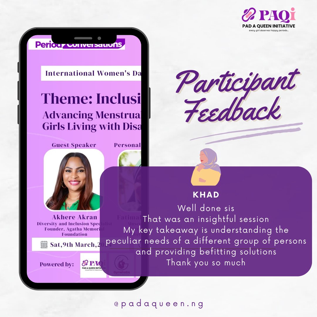 Pad A Queen Initiative 🇳🇬 tweet media