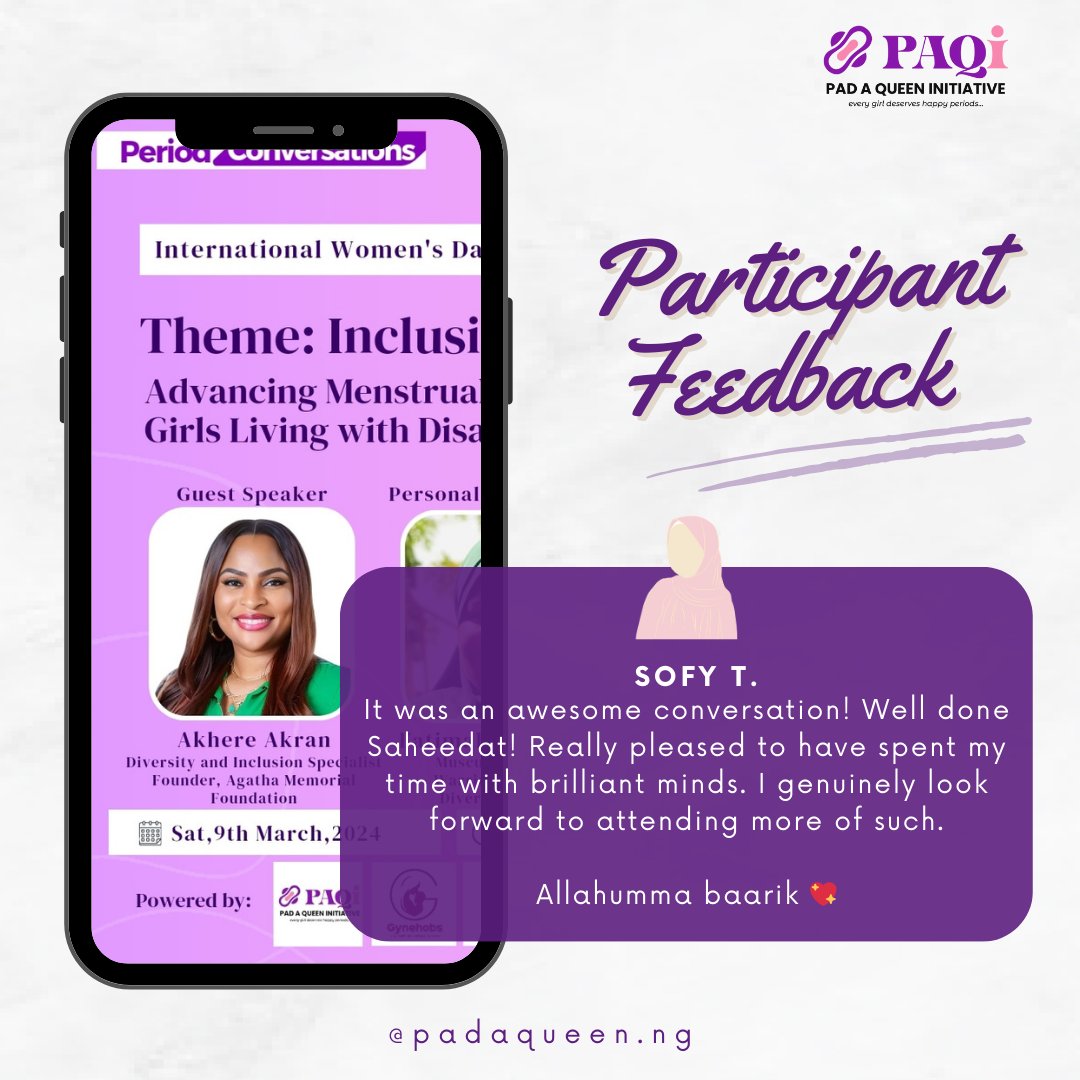 Pad A Queen Initiative 🇳🇬 tweet media