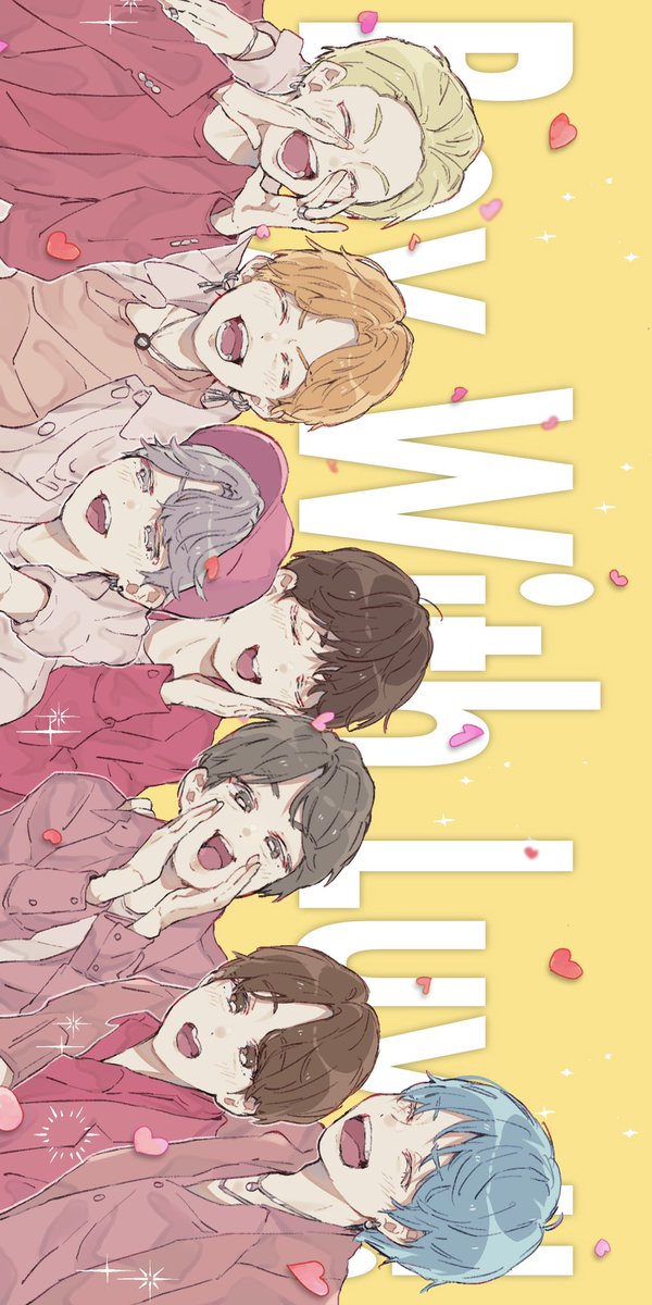 _bji613's tweet photo. boy with luv🤟🩷 
#btsfanart https://t.co/Y47Uj0OgZW