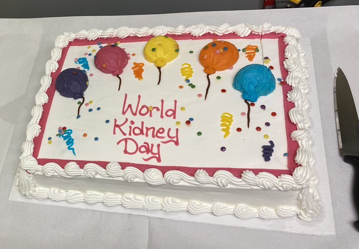 ingersamantha1's tweet photo. Happy World Kidney Day. Couldn’t be prouder to work in renal. Thank you to everyone in the renal team for everything you do. #thinkkidneys @UHDBTrust @DerbyRenalTeam https://t.co/Xu8CjpH4da
