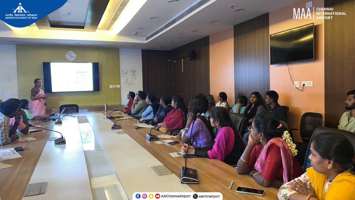 aaichnairport's tweet image. Marking World Kidney Day, the TANKER (Tamilnad Kidney Research) Foundation conducted an awareness program on Kidney Health today at AAI, Chennai International Airport for officials of AAI.

#ChennaiAirport #WorldKidneyDay2024 

@AAI_Official | @MoCA_GoI | @TANKERIndia
