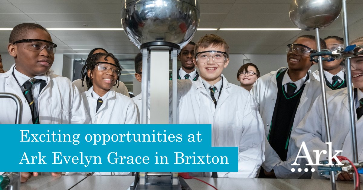 ⭐️JOB OF THE WEEK⭐️ A number of exciting leadership opportunities at @ArkEvelynGrace in Brixton. We are looking for a Vice Principal and Assistant Principals in science, maths, performance and more to join our supportive and passionate team. Apply now: tinyurl.com/4hhdhnyd